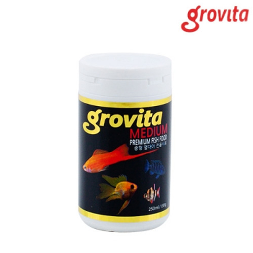 그로비타 . grovita - 중형 열대어 전용사료 130g