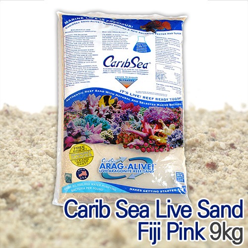 카리브해 라이브샌드 피지핑크(Carib Sea Live Sand Fiji Pink, 0.5~1.5mm) 9kg