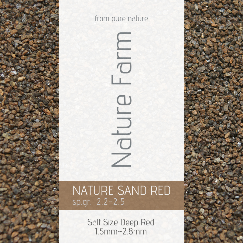 Nature sand RED salt deep