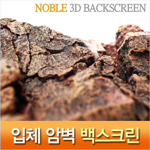Noble 3D 암벽 백스크린 B-brown
