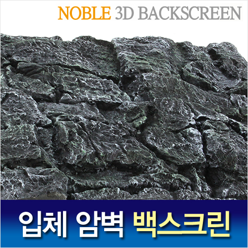Noble 3D 암벽 백스크린 D-black