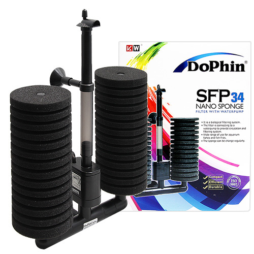 도핀-모터 스펀지 여과기 중형(SFP-34)