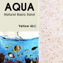 AQUA Natural Basic Sand / 바닐라 옐로우[ 1-2mm / 4KG ]