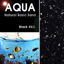 AQUA Natural Basic Sand / 퓨어블랙 [ 2~3mm / 4KG ]