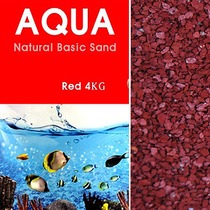 AQUA Natural Basic Sand / 레드 / 스몰사이즈 [ 2.5~3.5mm / 4KG ]
