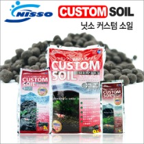 NISSO CUSTOM Soil CRS Black (새우/수초 다기능 고급소일) 24L (8L*3)